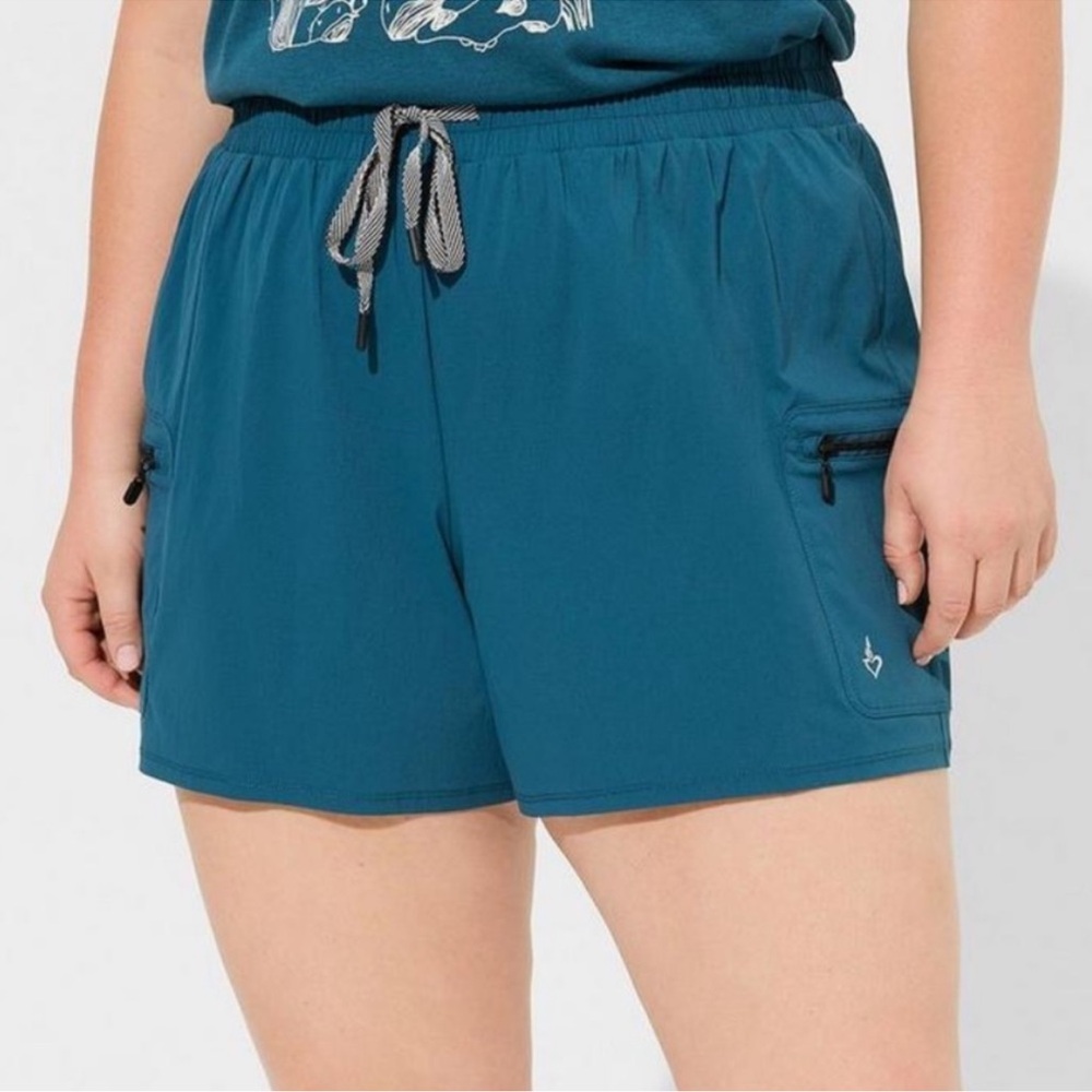 Torrid Happy Camper Ripstop Active Cargo Short Size 0